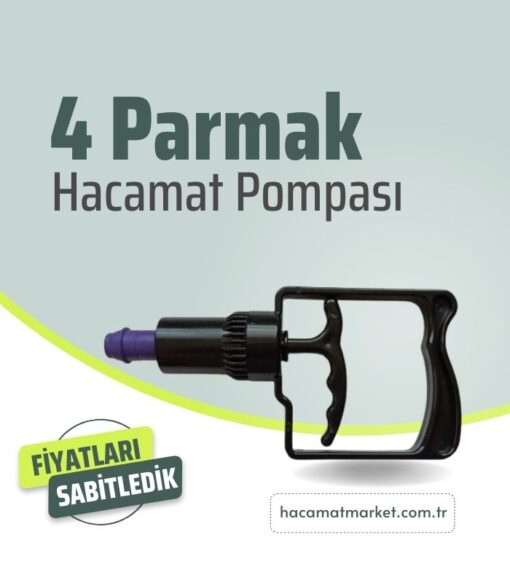 4 Parmak Hacamat Pompası Siyah Renk Tasarım Özel Fiyat Sipariş Ver